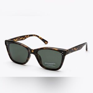 Eddie Bauer Women's Tortoiseshell Sunglasses with Green Lenses